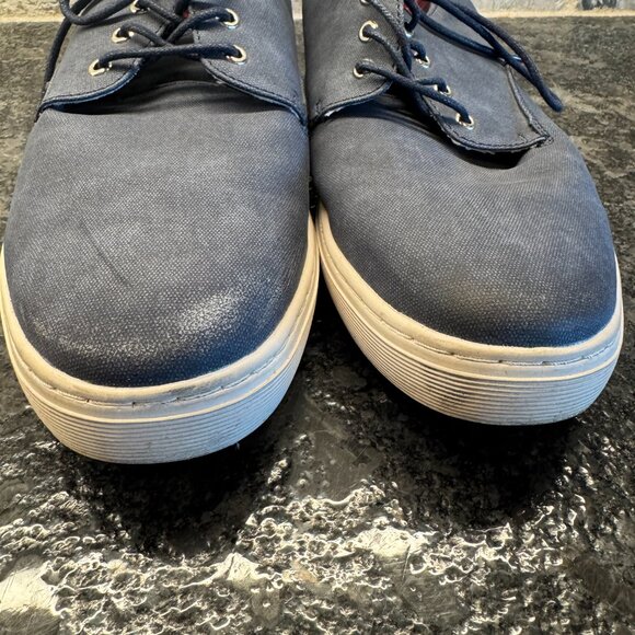 Flag and Anthem navy canvas men's sneakers size 9.5 - Picture 4 of 11